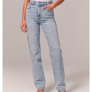 90’s straight ultra high rise jeans